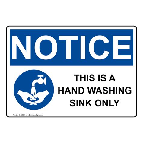 Hand Wash Only Sign Printable
